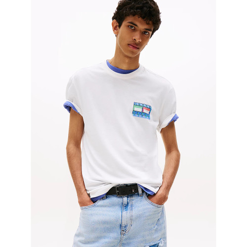 Tommy Hilfiger Ανδρική κοντομάνικη μπλούζα Back Graphic Crew Neck T-Shirt